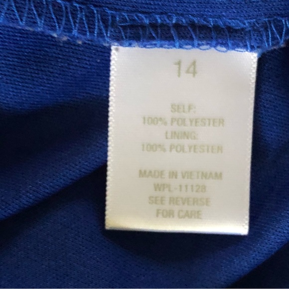 Westport Colorful Dress size 14 elastic neck and waist - Picture 10 of 11